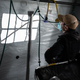 Inside the emergency field hospital set up by Samaritan’s Purse in Central Park, New York.